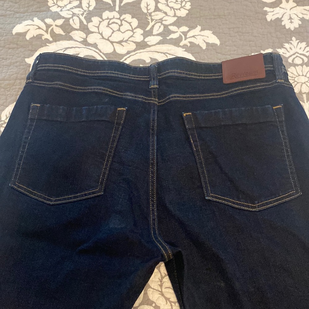 Mens Revtown 36x30 relaxed fit (automatic) dark indigo jeans!